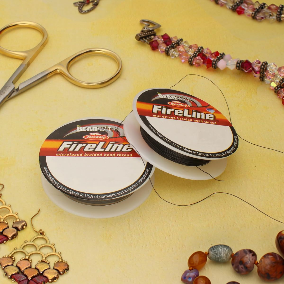 The Beadsmith Fireline by Berkley – Micro-Fused Braided Thread