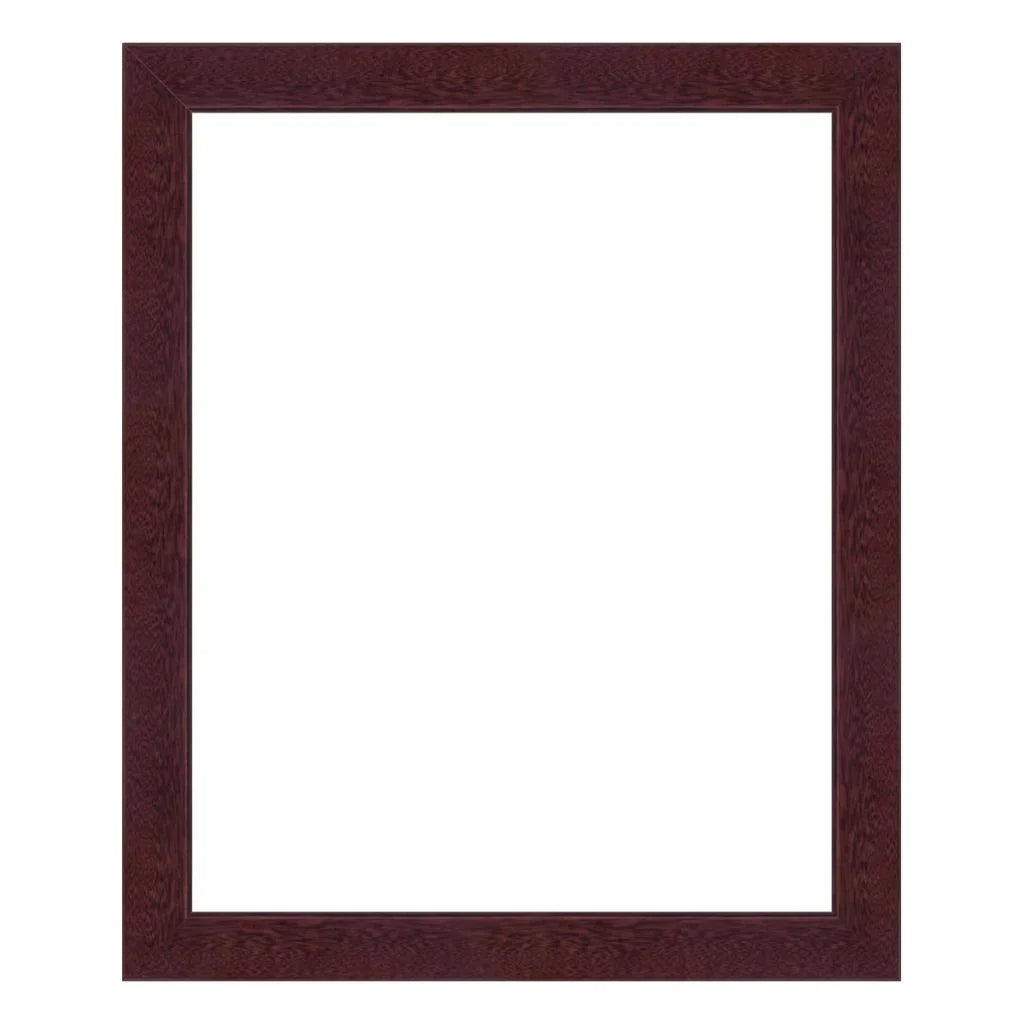 mahogany-wood-picture-frame-flat-modern-framing-michaels