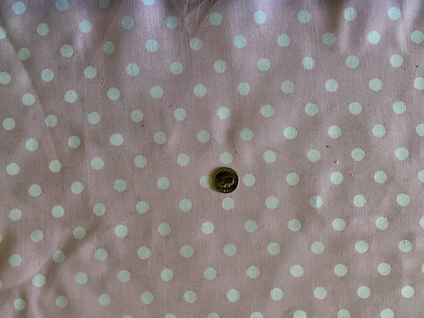 1 Yard Multi Color Small Polka Dot Poly Cotton Fabric for Crafts Bedding Sewing Masks 60&#x22; Width
