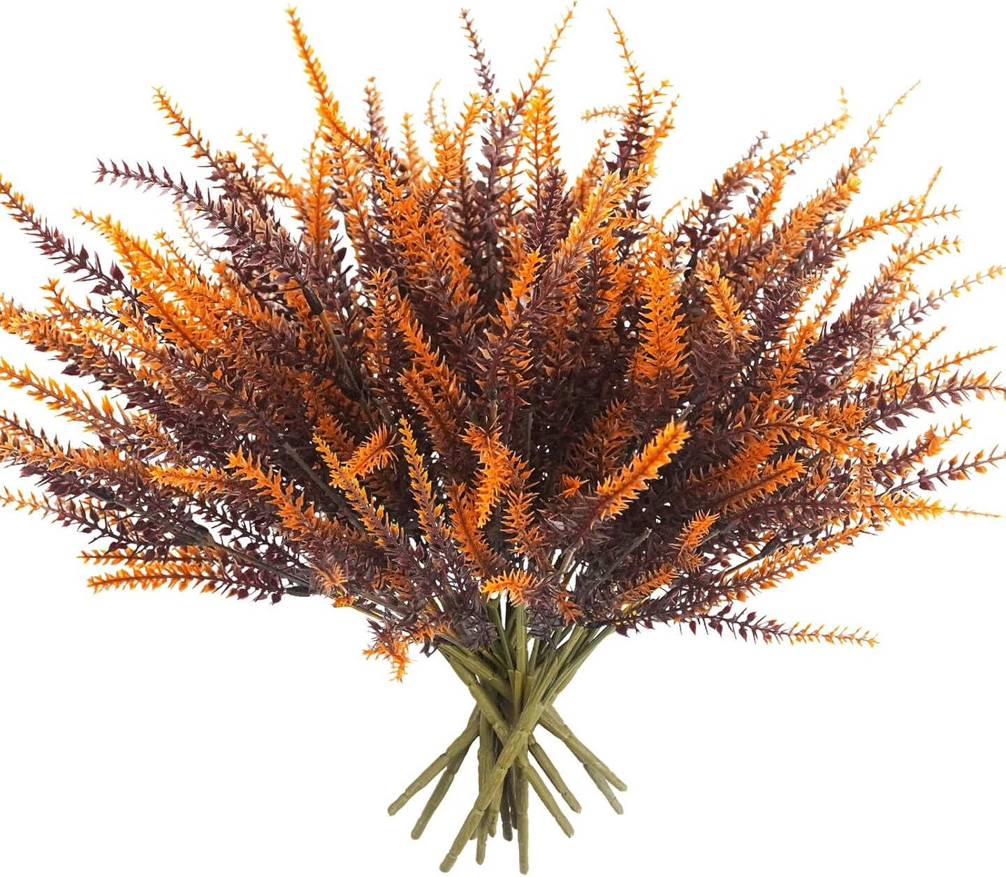 12 Bundles Artificial Fall Flowers Outdoors Fake Fall