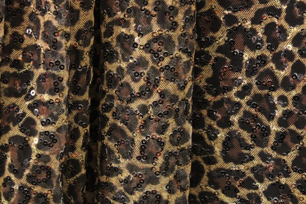 1 Yard Classic Leopard Print Fabric Multipurpose 36&#x22; x 60&#x22;