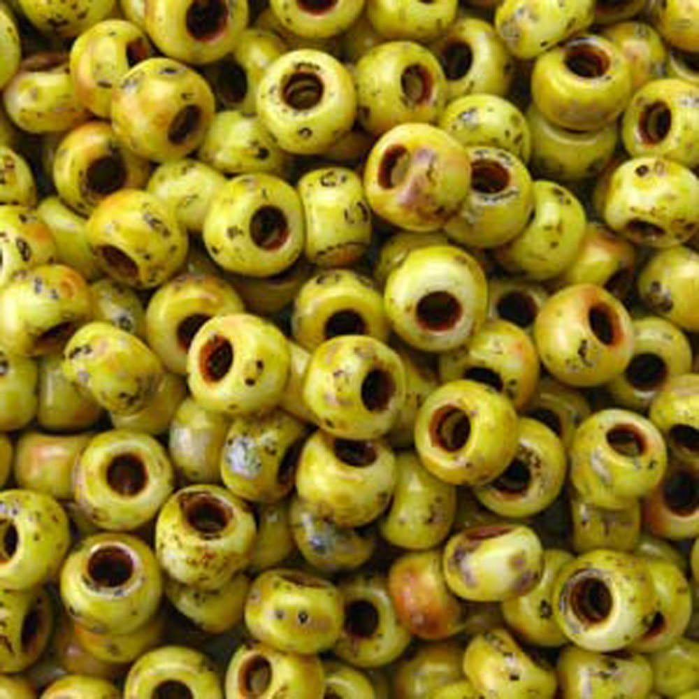 Picasso Canary Yellow Matte 22 Grams Miyuki 8/0 Seed Bead 22 Gram