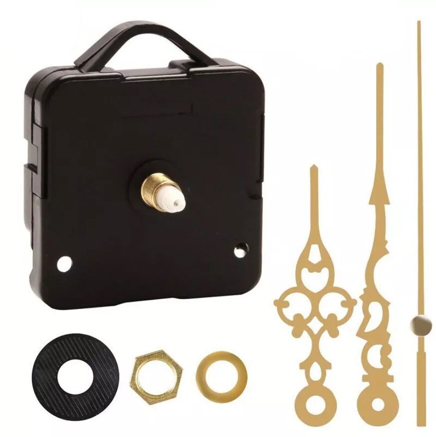 Quartz High Torque Clock Mechanism &#x2013; 8 PCS DIY Wall Clock Repair Kit