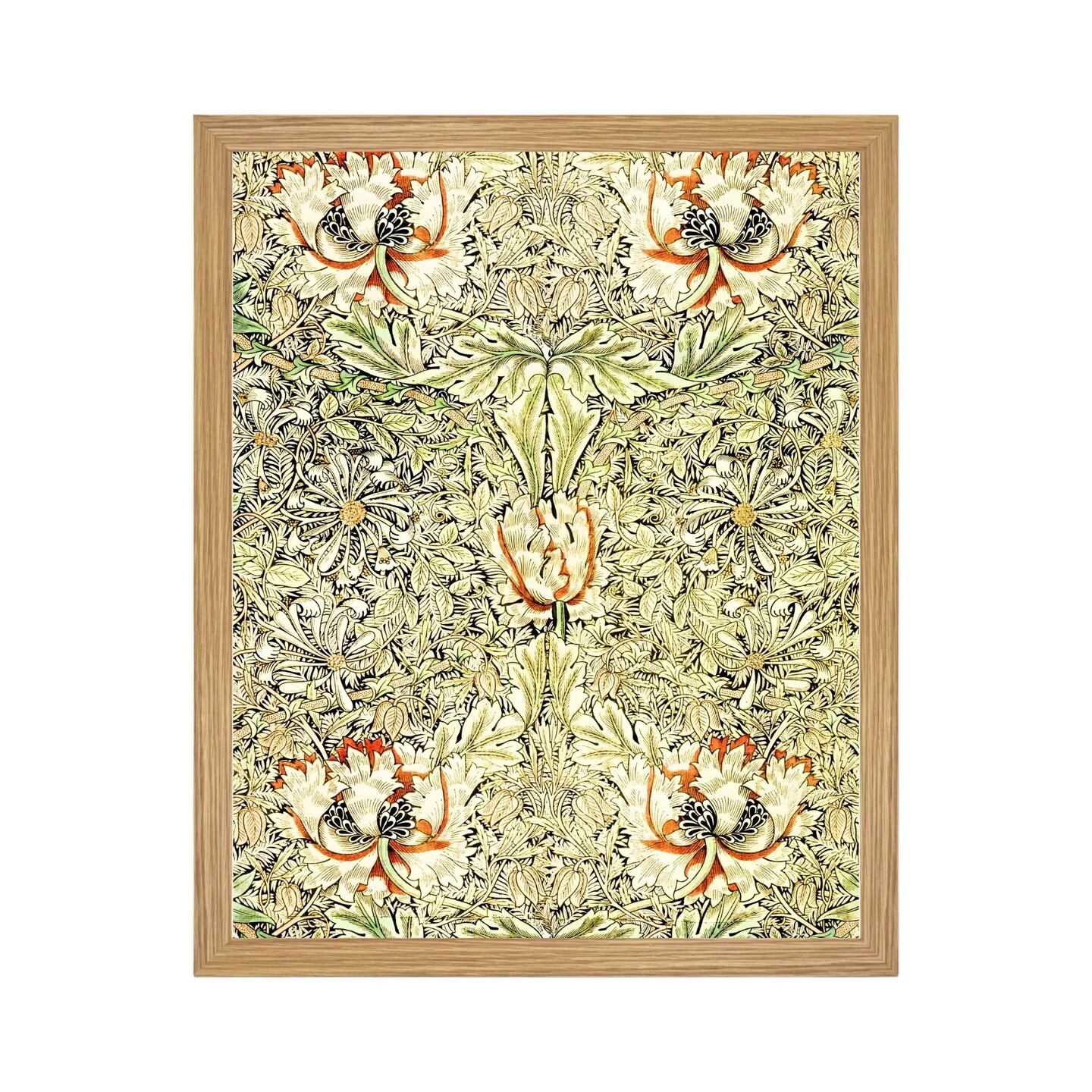 Large Framed Corporate Office Decor Wall Art Canvas 40x60 Inch - William Morris
