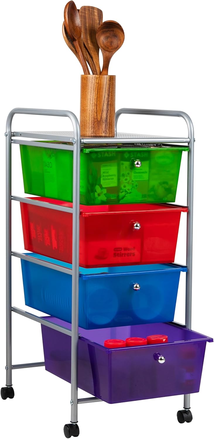 Rolling Cart with Drawers