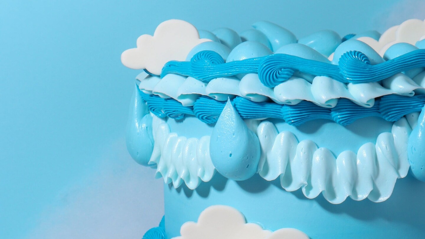 100ml Sky Blue Oil Based Food Coloring for Buttercream Cake Gel Vegan Halal Kosher