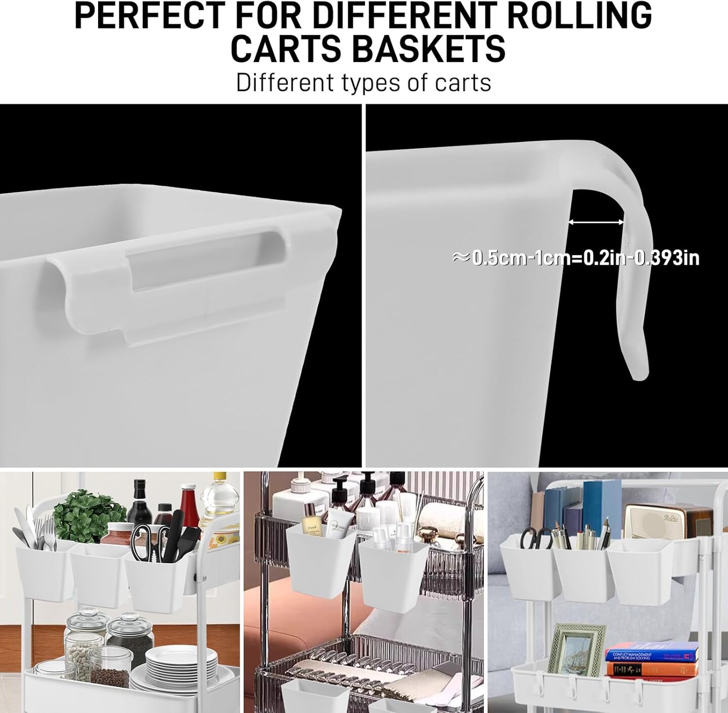 Multipurpose Rolling Cart Accessories