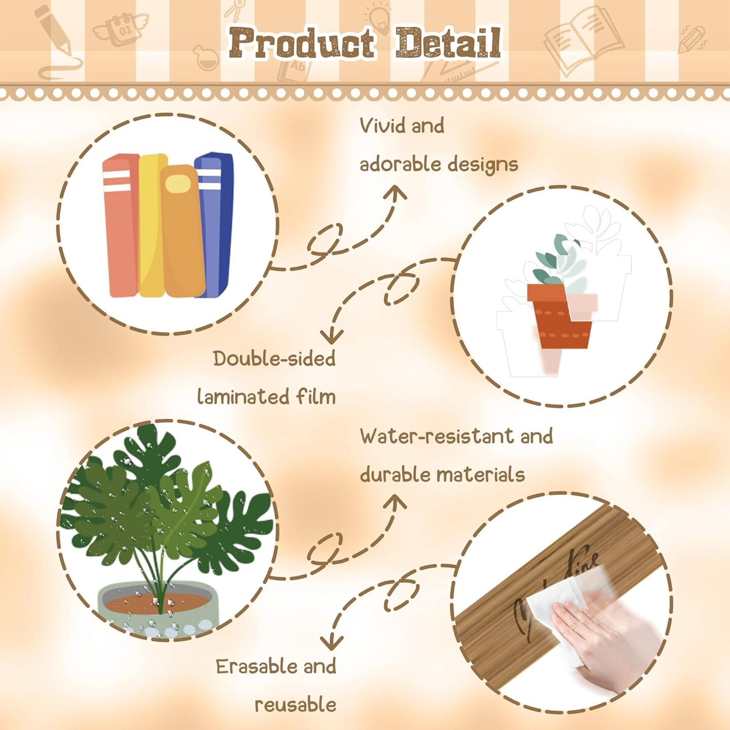 Bookshelf Bulletin Board Set