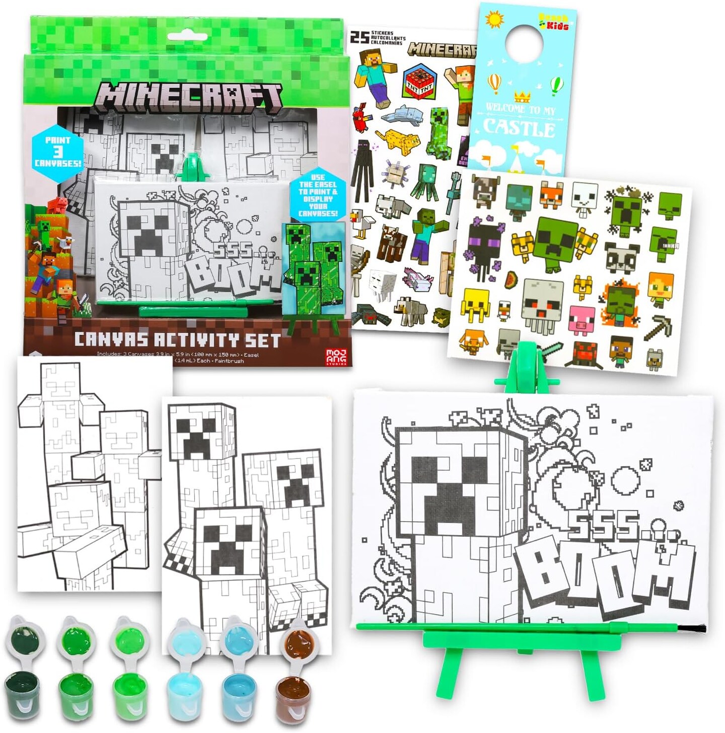 Painting Set for Boys - Video Game Art Supplies Bundle