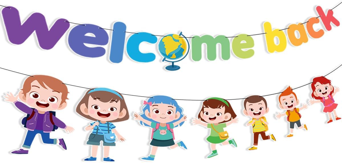 Welcome Back Banner-Back to School Decorations