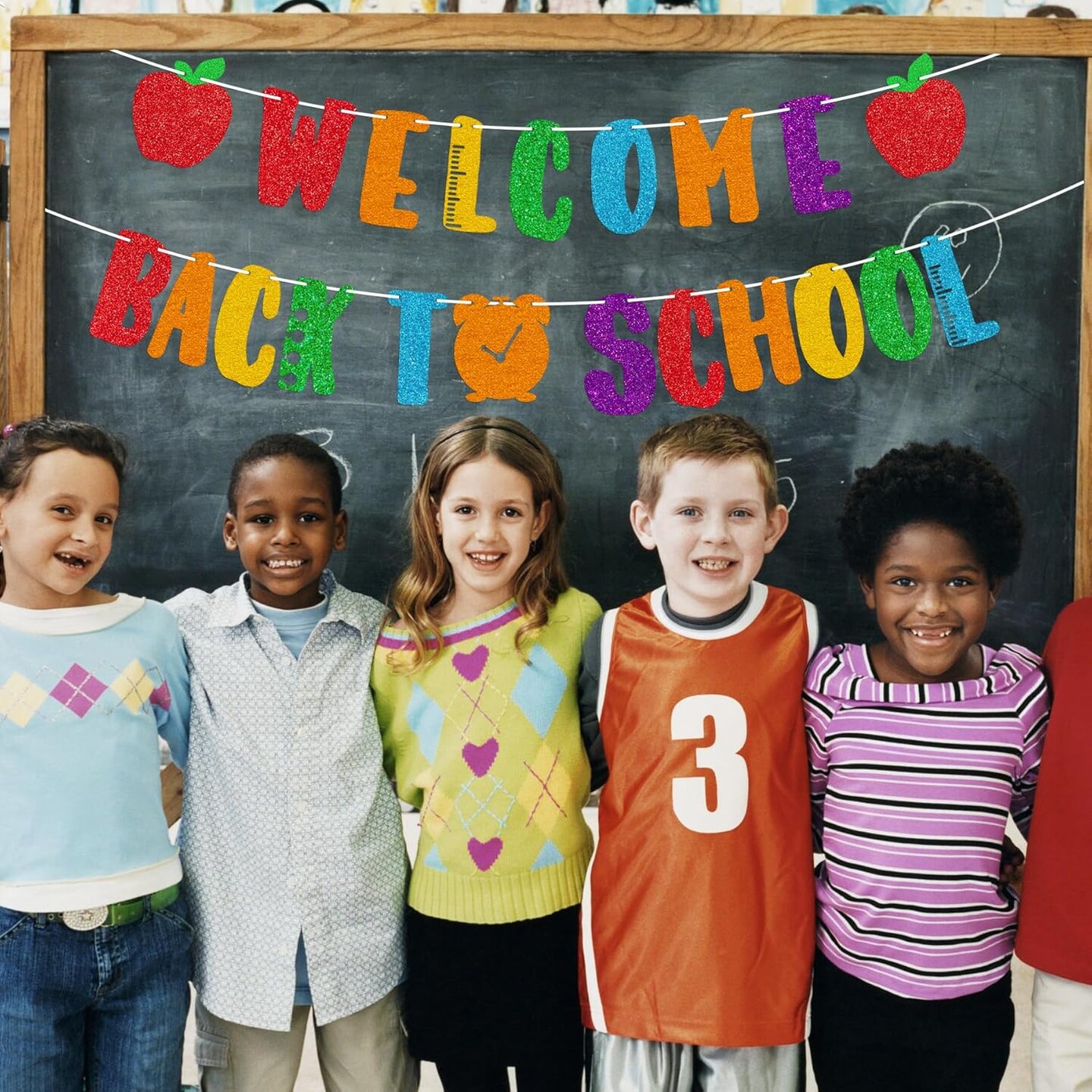 Jumbo Welcome Back To School Banner – 15.7 X 70.8 Inch First Day Of School Sign For Classroom Or Home - View #7