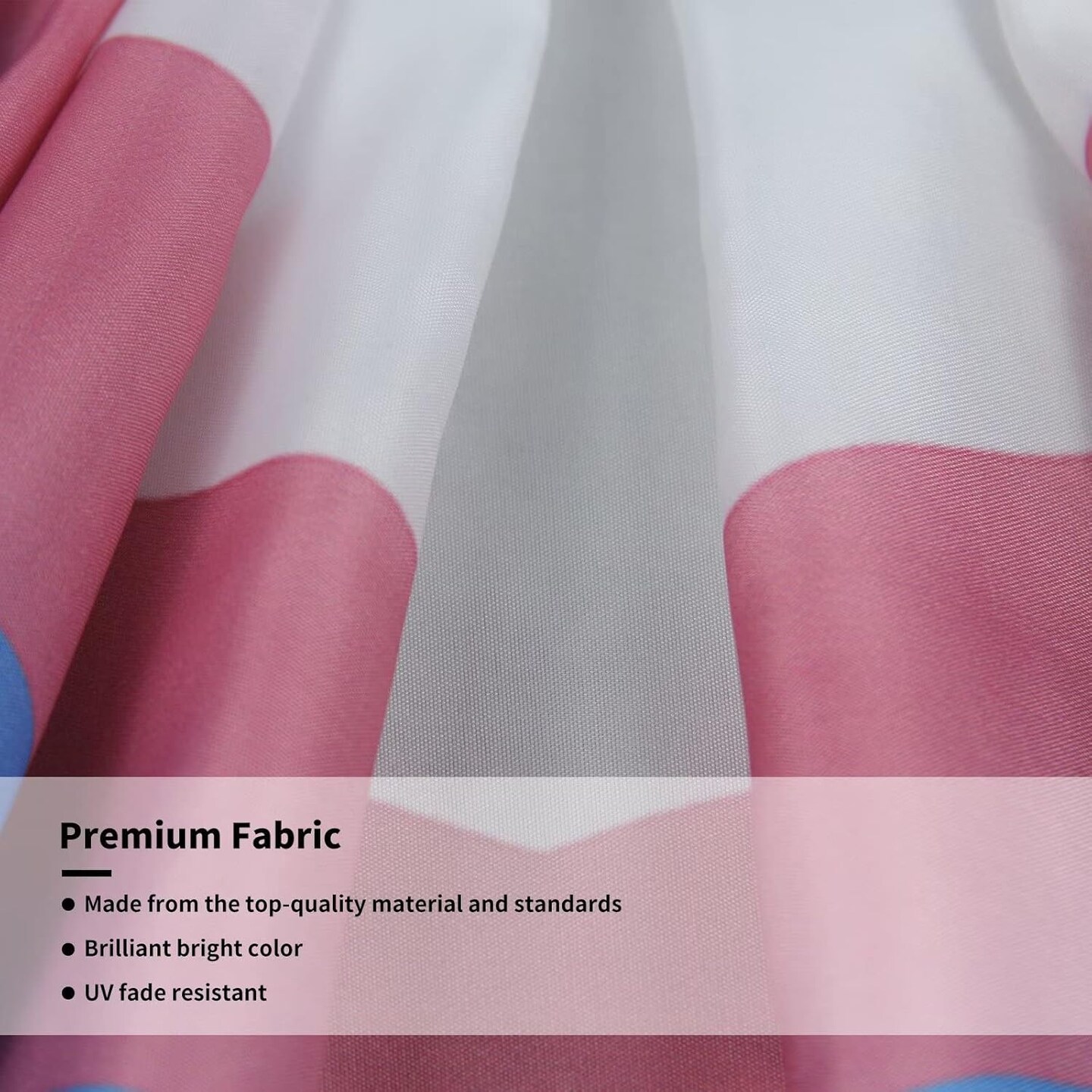 6 Pieces Progress Pride Pleated Fan Flag Rainbow Bunting 1.5x3 Ft Gay Decorations Party Supplies LGBTQ Proud Wall Decor Hanging Backdrop for Outdoor Garden Fence Support Indoor Balcony