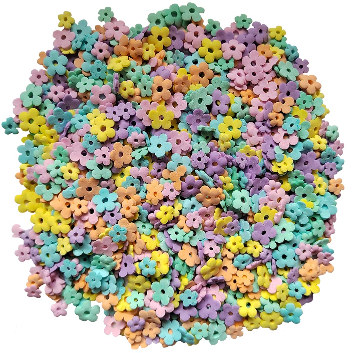 Edible Spring Flowers Sprinkles Ice Cream Sprinkle Sugar Candy Baking Cake Cupcake Toppers Cookie Donut Dessert Decoration 2.47 Ounces