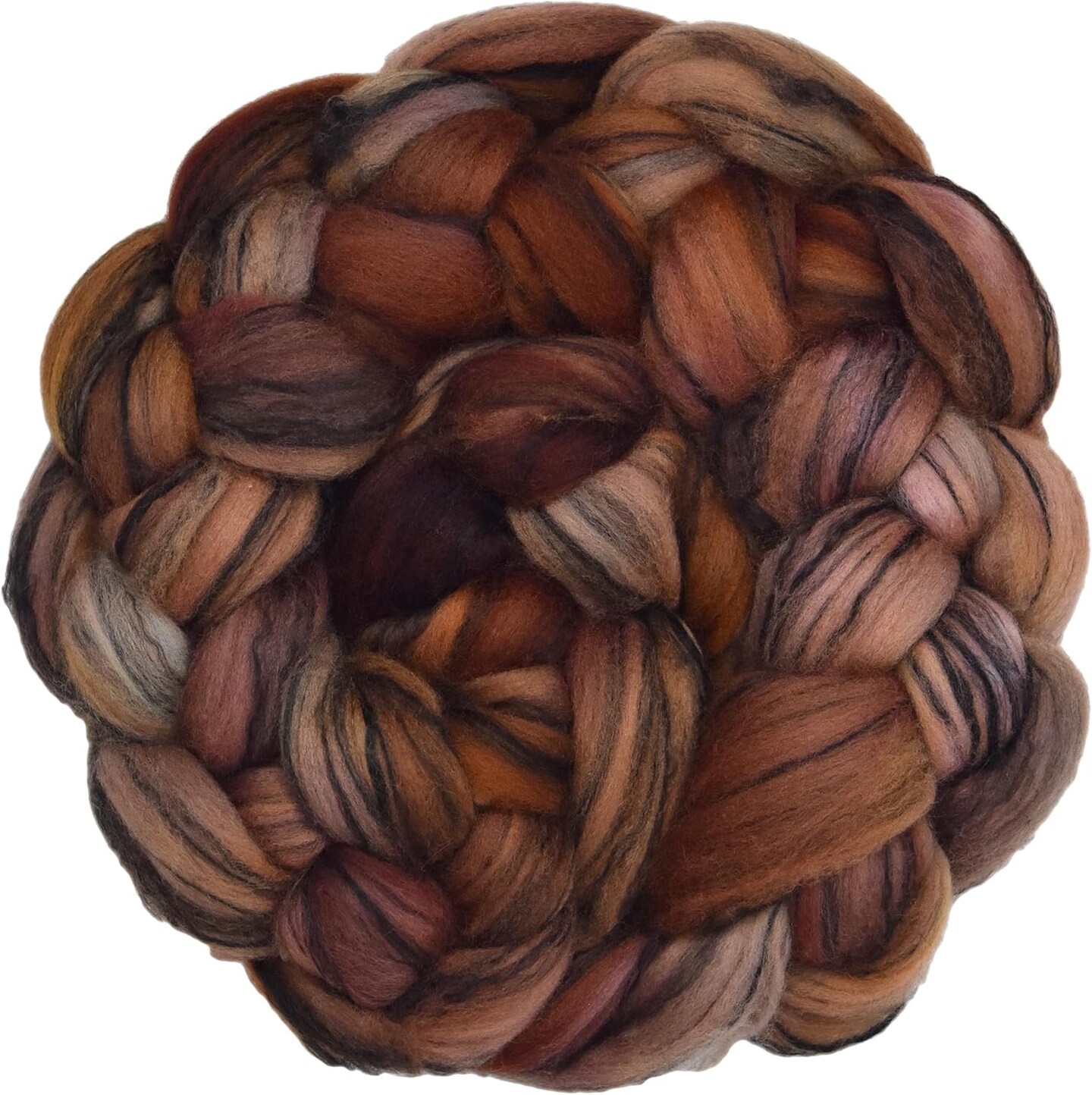 Hand Dyed Merino Wool Roving Blended with Tencel: Gorgeous tonal colorways for easy needle felting, hand spinning or weaving. Choose 1oz or 4oz