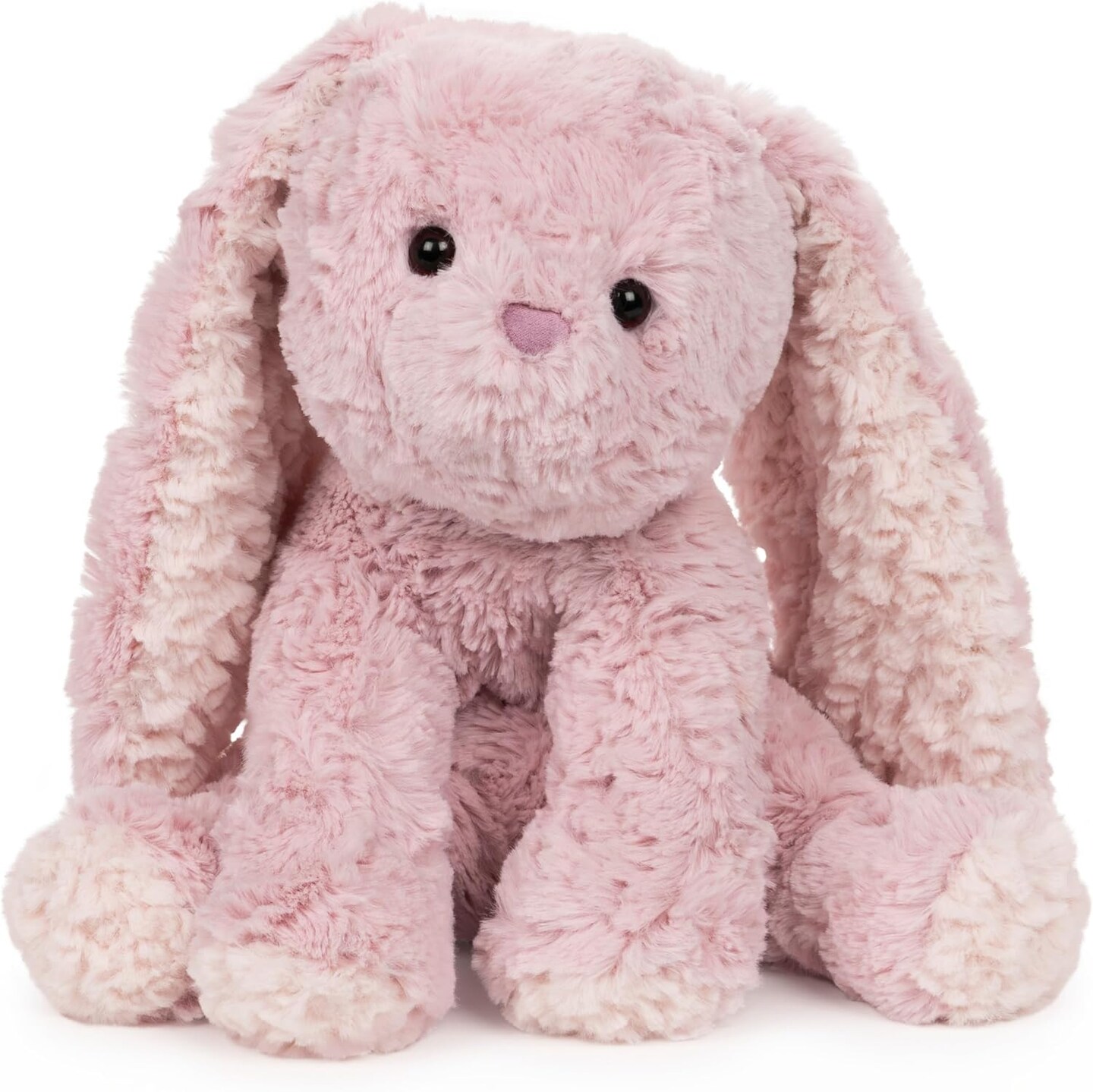 Cozys Collection Plush Bunny Stuffed Animal – Soft Pink Spring Decor ...