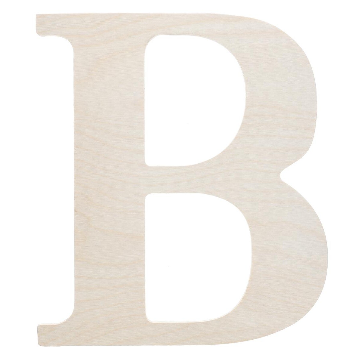 Good Wood By Leisure Arts Letter 9.5&#x22; B, Wooden Letters, Wood Letters, Wooden Letters Wall Decor, Large Letters 9.5 Inch, Small For Crafts