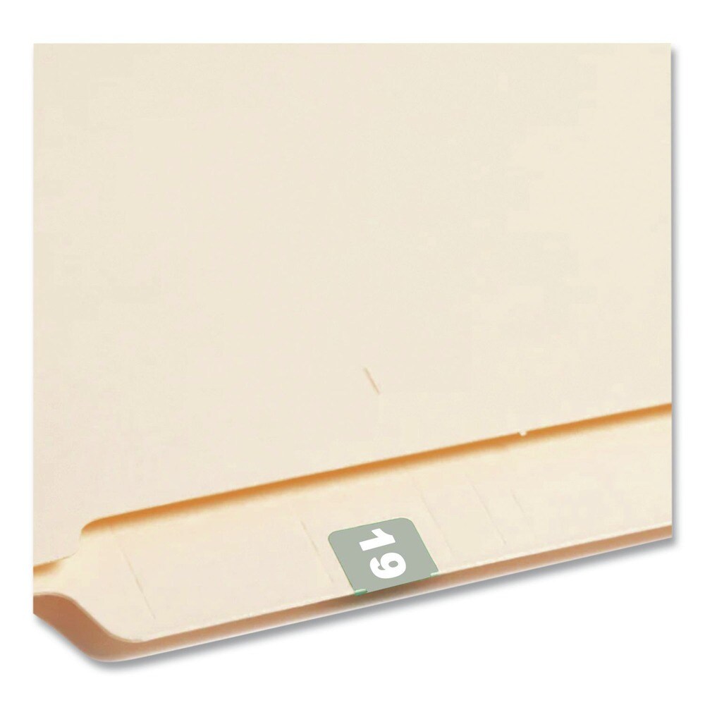 Smead 0.75 in. x 1.5 in. "19" Yearly End Tab File Folder Labels - Gray (500/Roll)