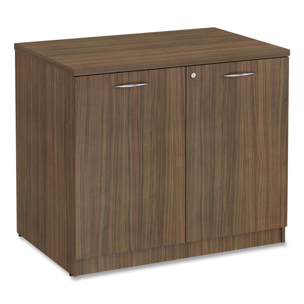 Alera Valencia Series 34.13 in. x 22.78 in. x 29.5 in. Storage Cabinet - Modern Walnut