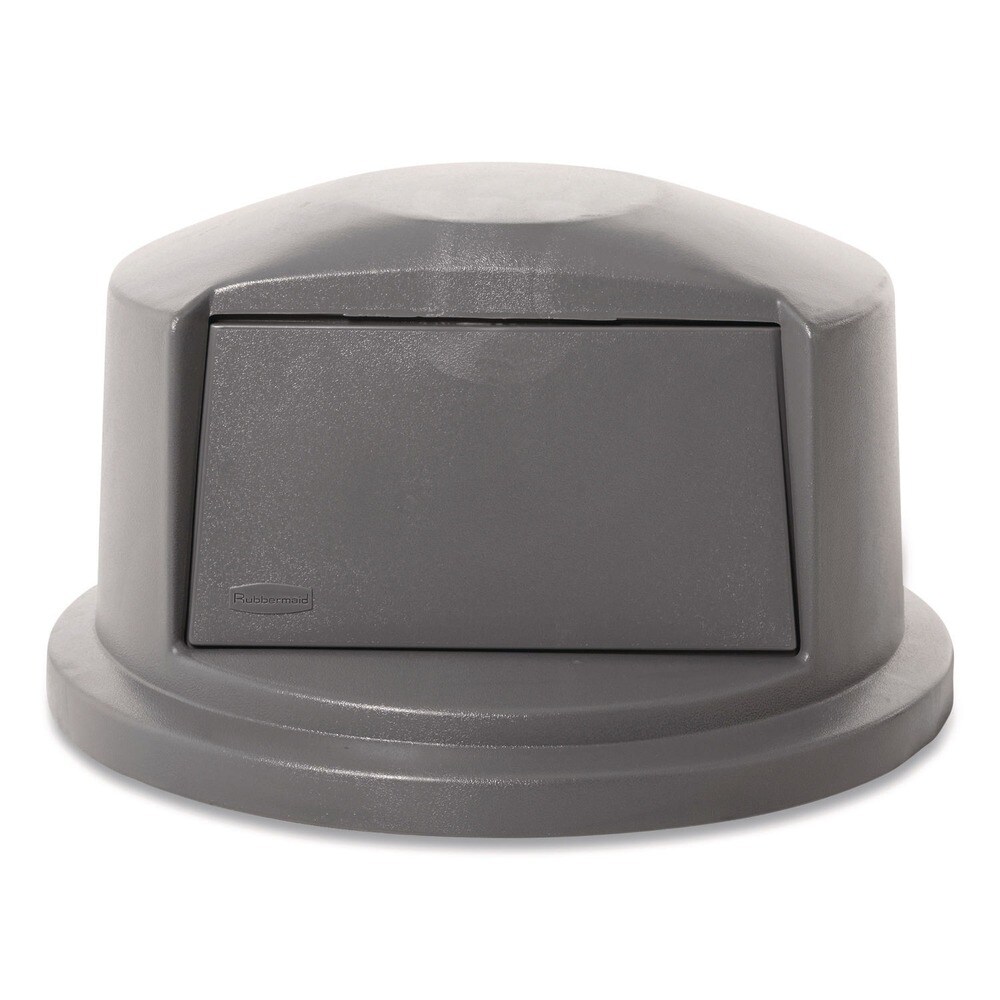 Rubbermaid Commercial 22.75 in. x 12.25 in. BRUTE Dome Top Swing Door Lid for 32 gal. Waste Containers - Gray