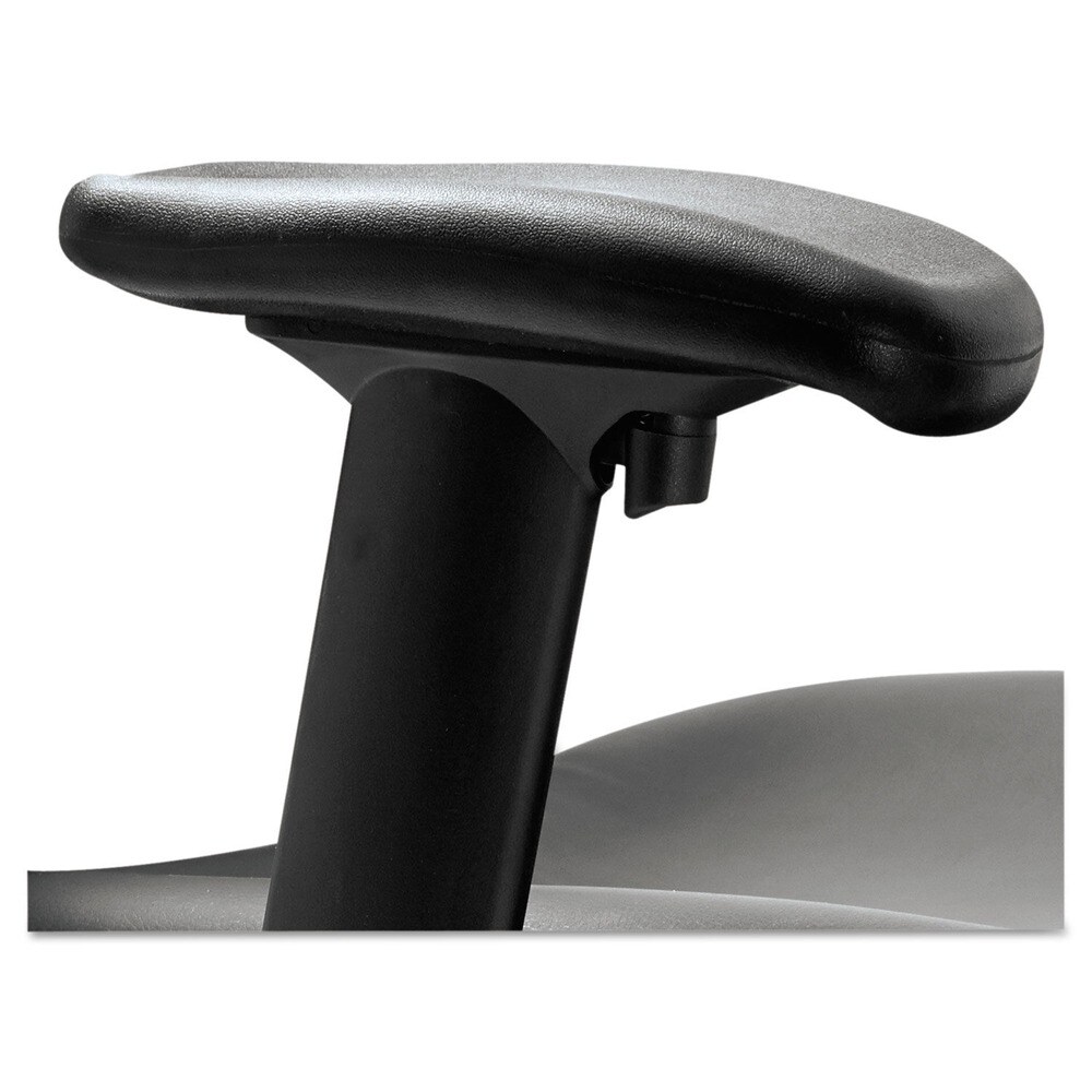 Alera Elusion Series Supports Up to 275 lbs. 17.7 in. to 21.4 in. Seat Height Mesh Mid-Back Multifunction Chair - Black