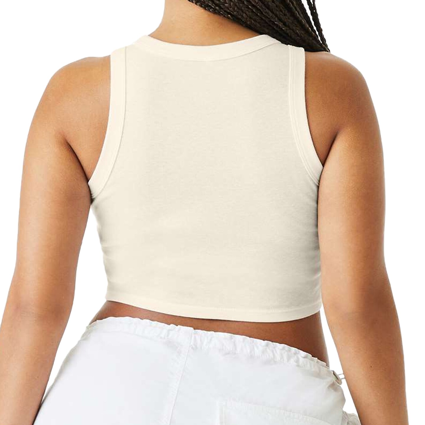 BELLA + CANVAS Women's Micro Rib Racer Tank Top, Sleeveless Fitted Basic Tank