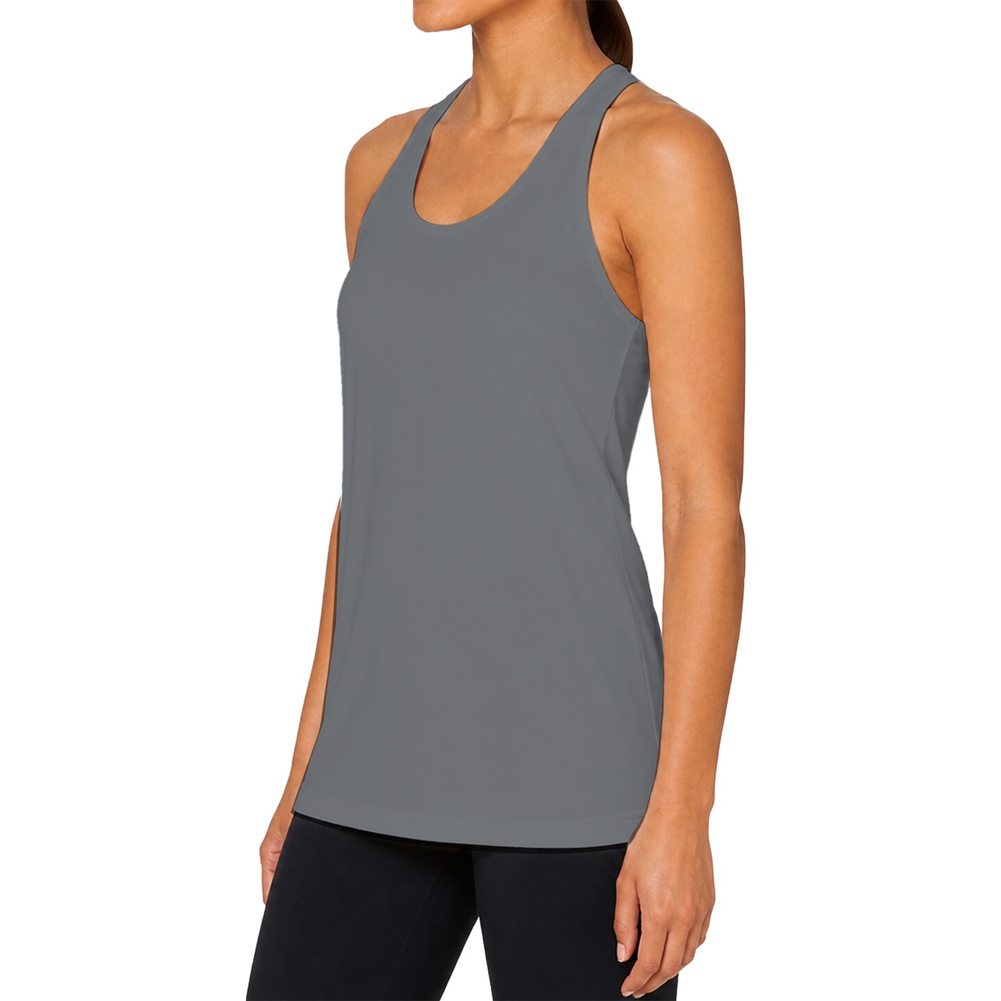 Team 365 Women's Zone Performance Racerback Tank, Athletic Gym Polyester Tank Top