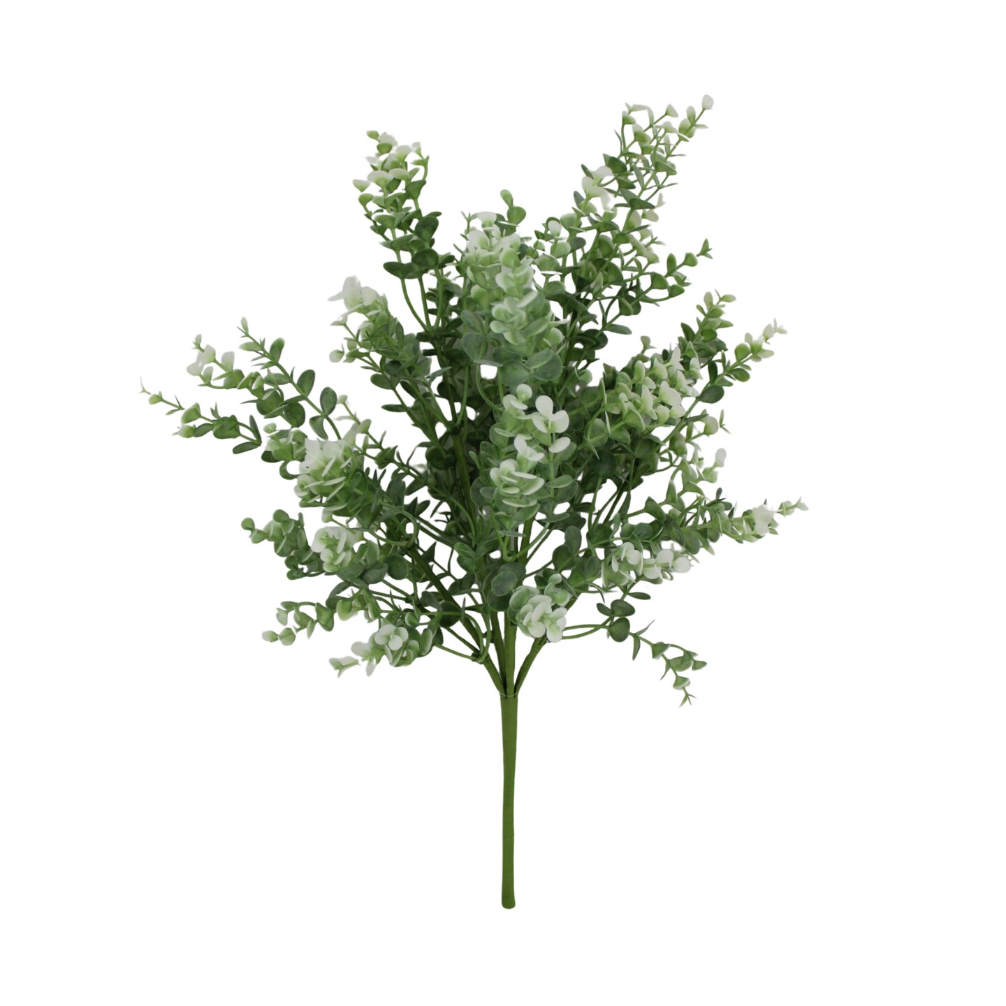17 Inch Artificial Eucalyptus Bush for Wreaths Arrangements and Decor-65467-CR
