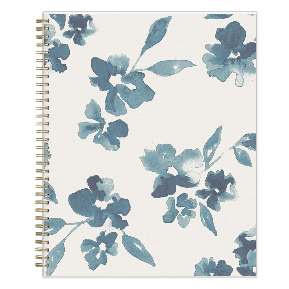 Blue Sky 11 in. x 8.5 in. 12-Month (Jul 2025-Jun 2026) Bakah Blue Academic Year Weekly/Monthly Planner - Blue/White Cover