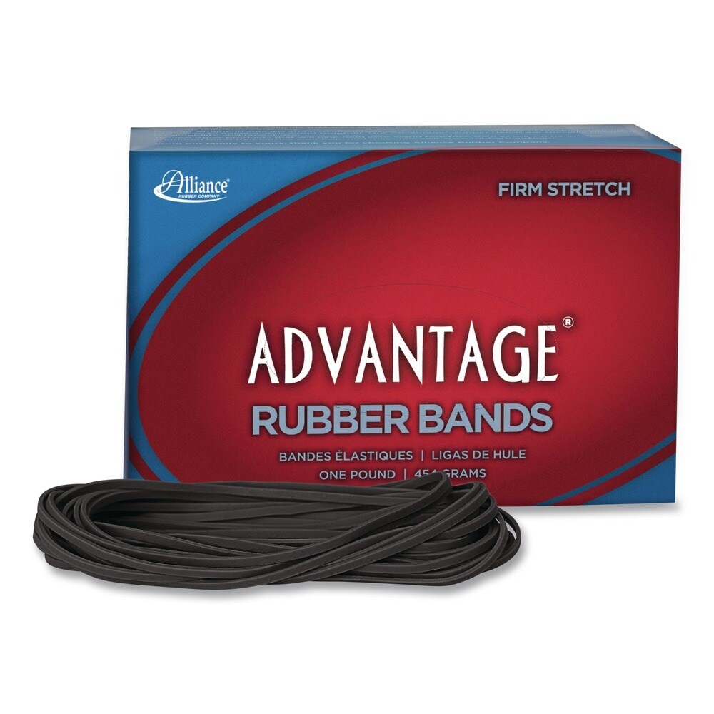 Alliance Advantage 0.06 in. Gauge Classic Rubber Bands - Black/Size 117B (1/Box)