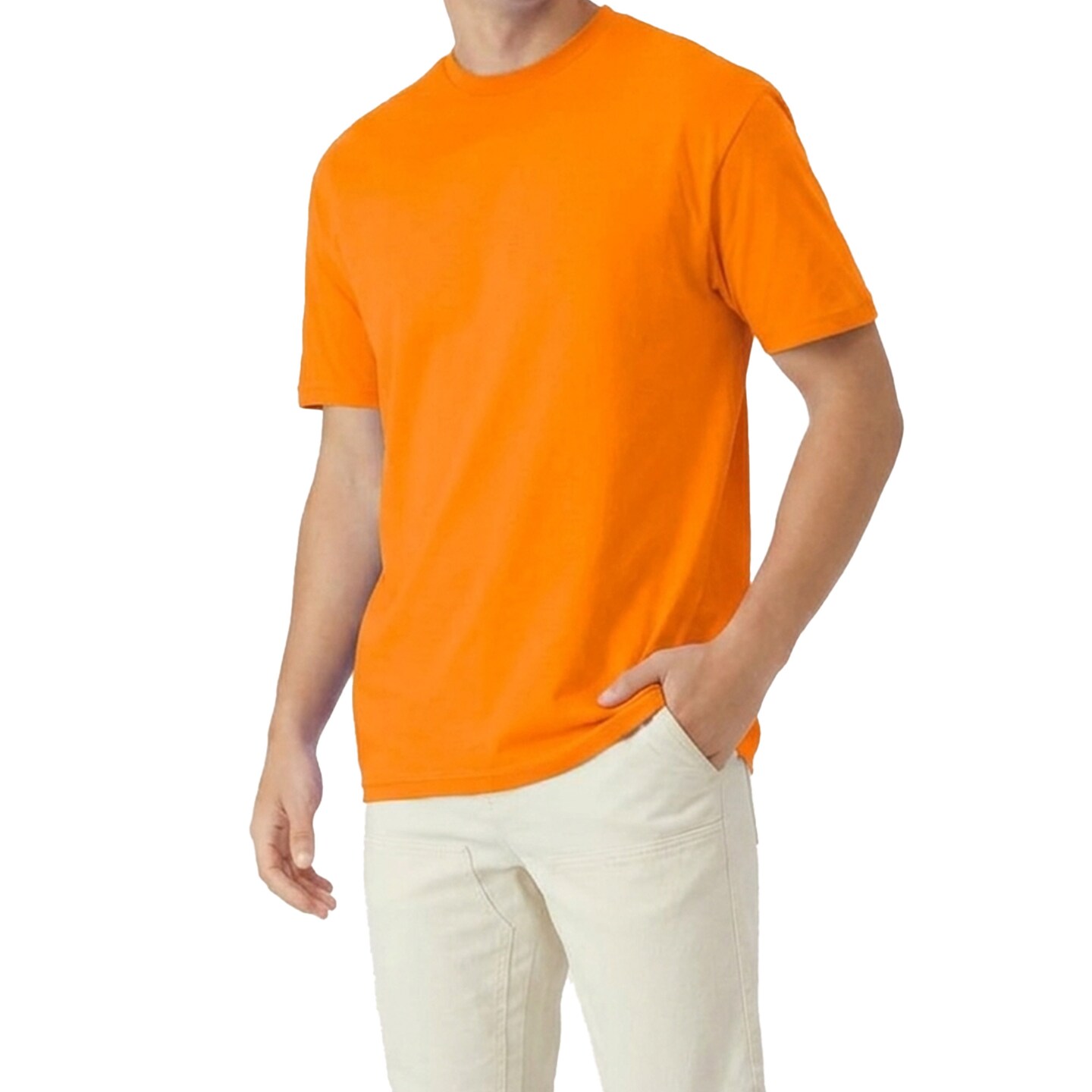Gildan Men's Light Cotton T-Shirt, Crewneck Short Sleeve Assorted Craft Tee