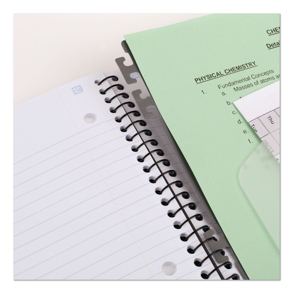 Five Star 11 in. x 8.5 in. Sheets 5-Subject Medium/College Rule Advance Wirebound Notebook - Randomly Assorted Cover Color