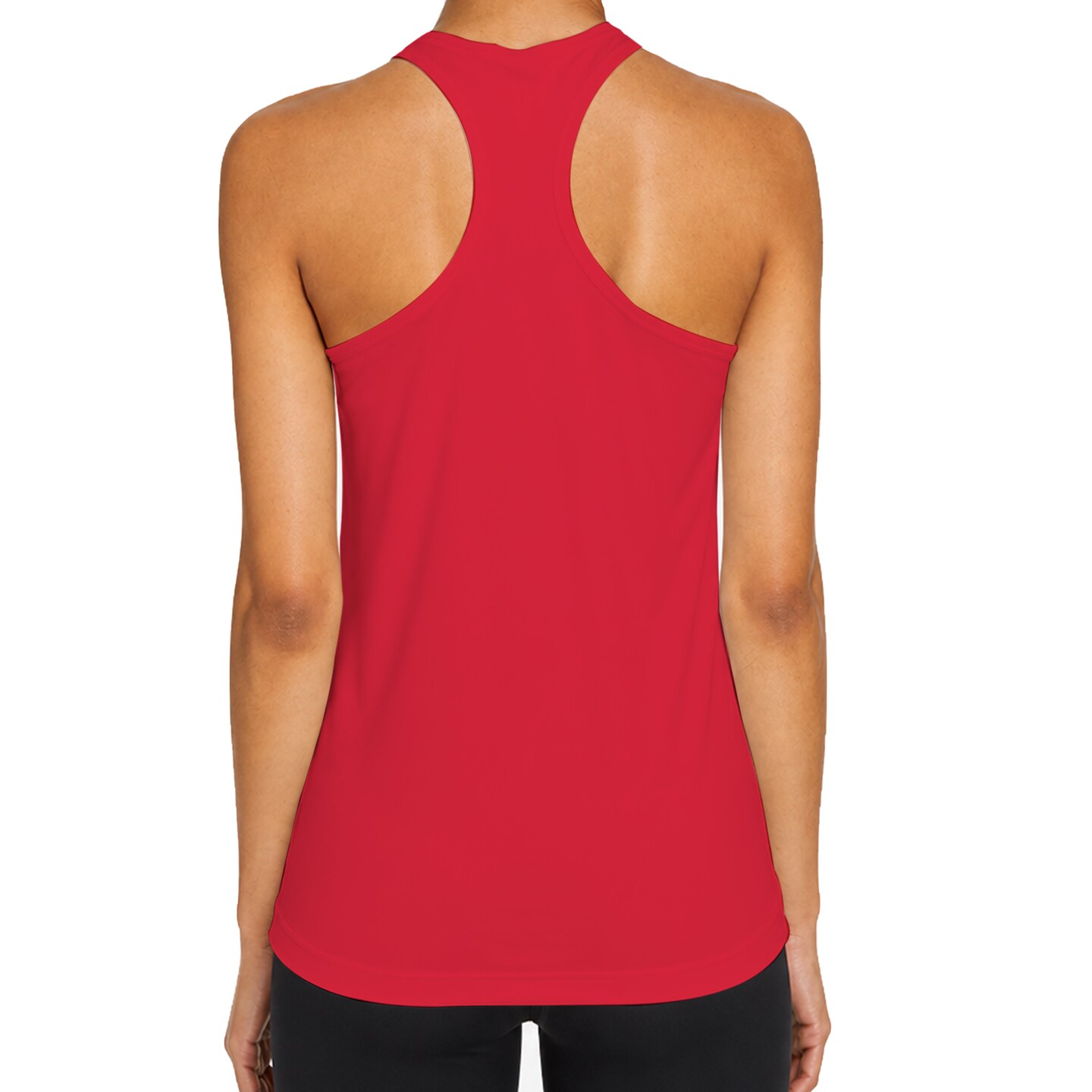 Team 365 Women's Zone Performance Racerback Tank, Athletic Gym Polyester Tank Top