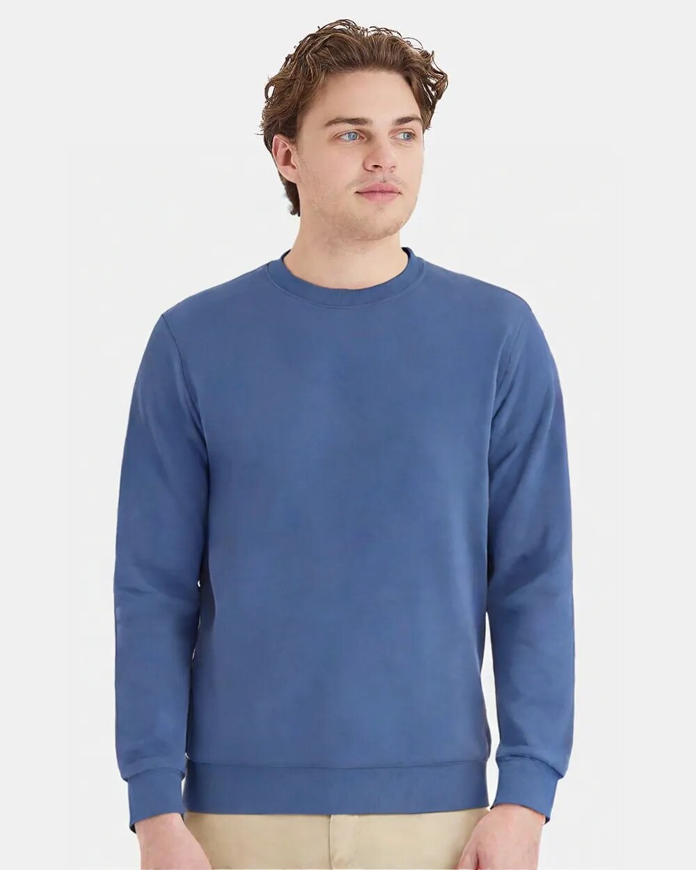 Hanes Unisex EcoSmart Crewneck Sweatshirt for screen printing