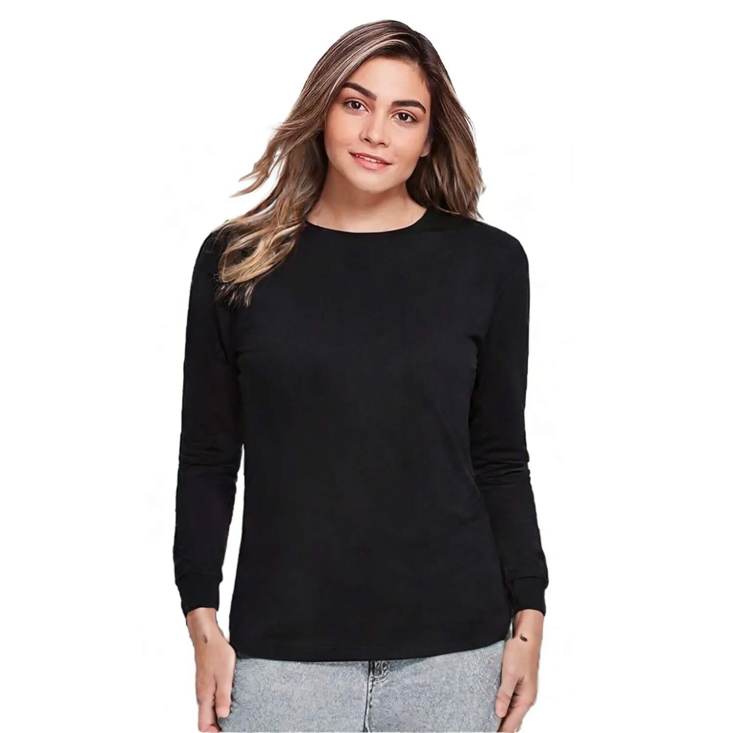 BELLA+CANVAS Unisex Triblend Crewneck Long Sleeve Tee for Everyday Wear, Casual Style & Layering Unisex Shirt