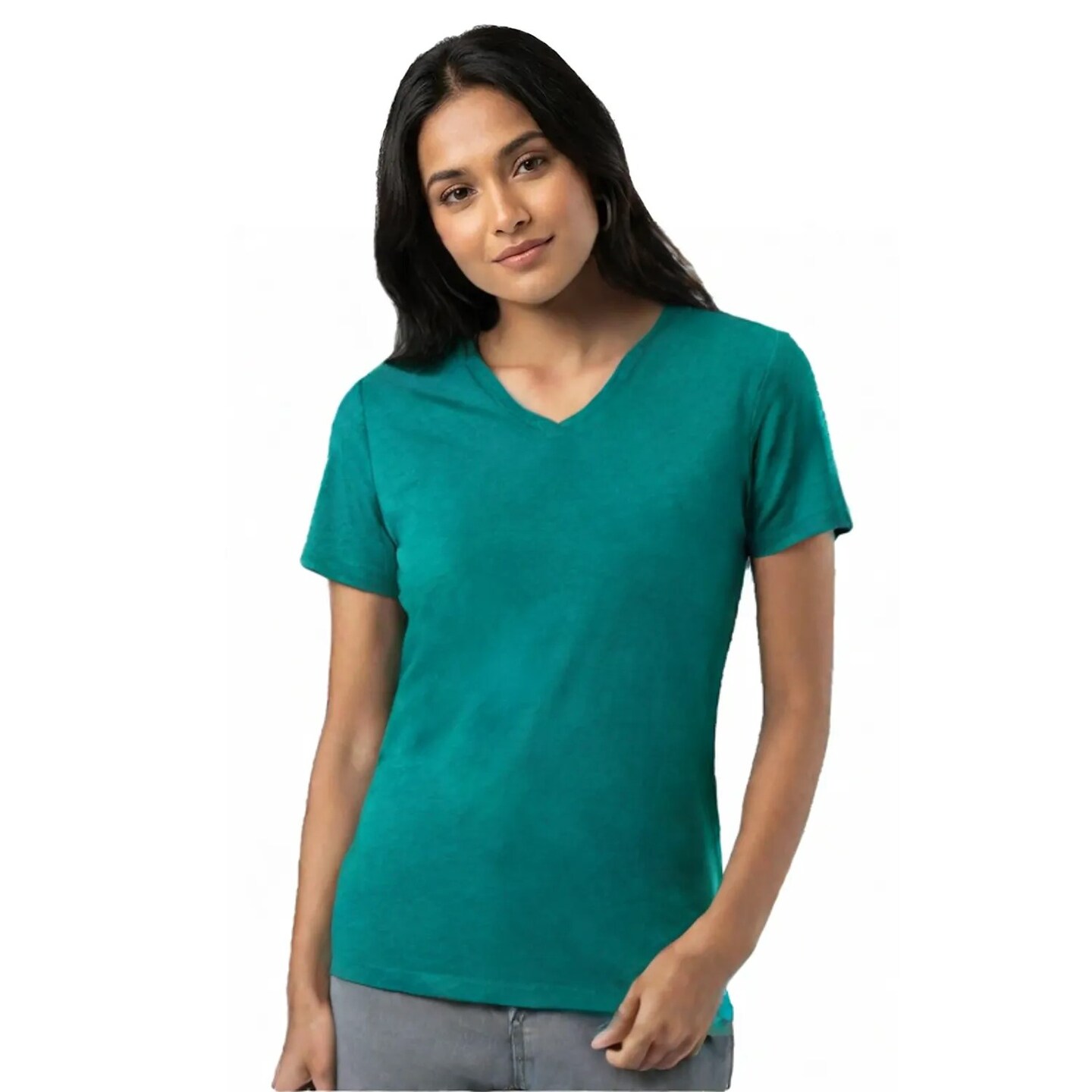 BELLA + CANVAS Triblend V-Neck Tee Soft Lightweight Unisex Retail Fit Everyday Casual Shirt