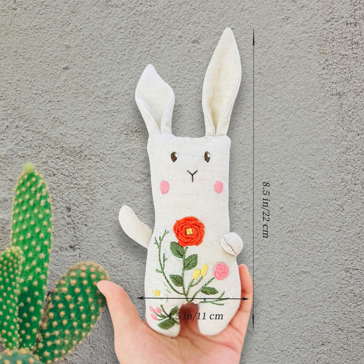 Pre-Stamped Embroidery Patterns Bunny Rabbit,