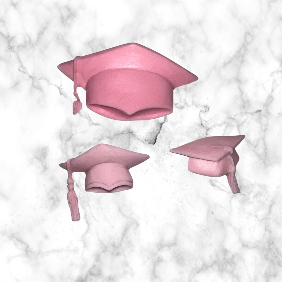 Graduation Cap Doctoral Cap and Tassel Silicone Mold