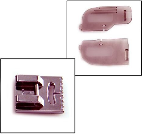 Brother SA179 7mm Pin Tuck Sewing Foot with 7 Grooves Snap On