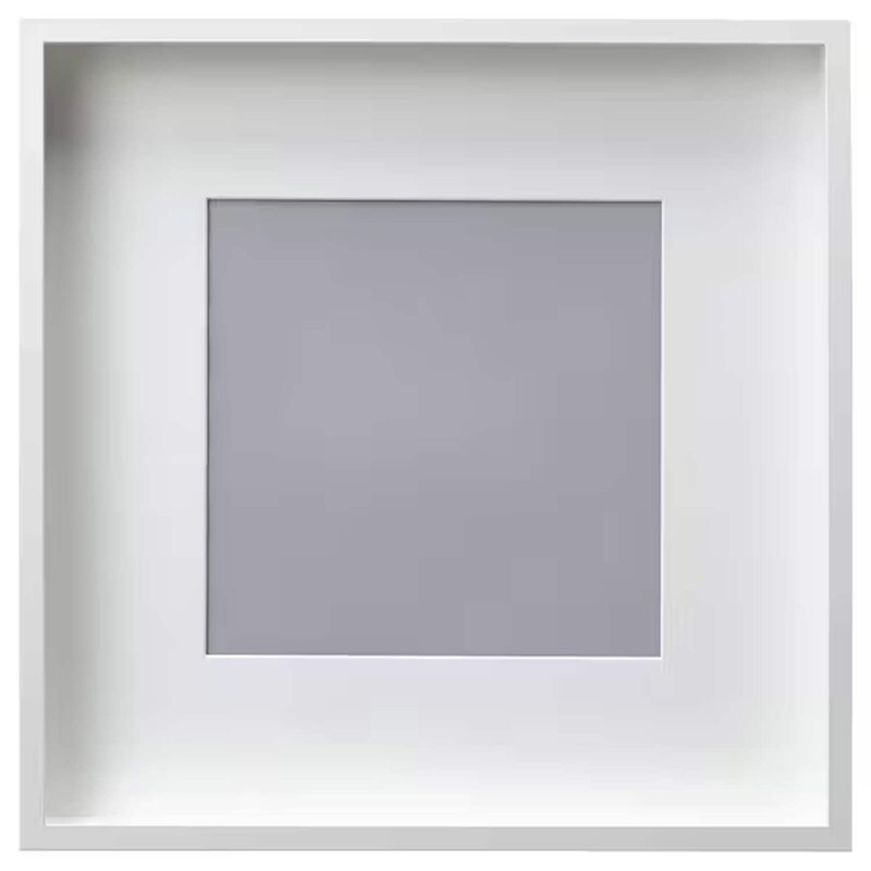 Square Photo Frame White 19 &#xBE;x19 &#xBE;&#x22;