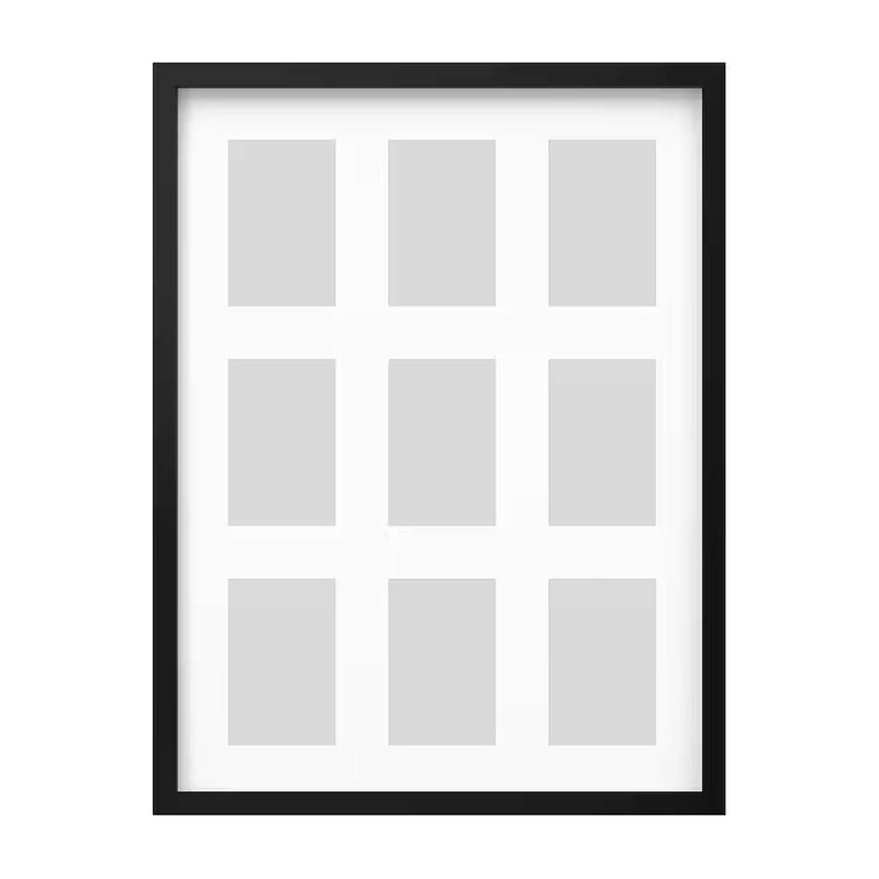 Black Frame for 9 Pictures 18x24&#x22;