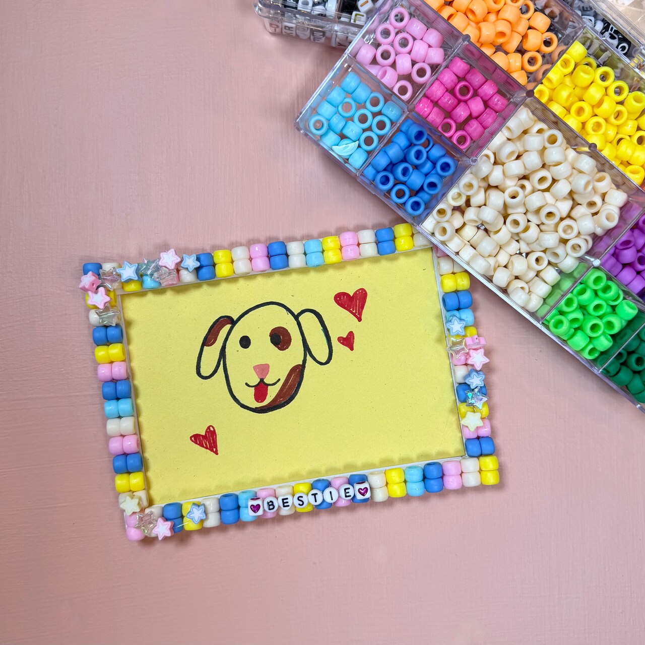 Kids Club: Personalized Beaded Photo Frames