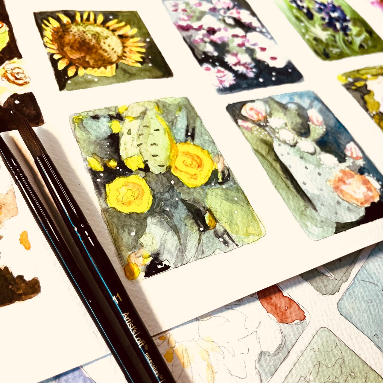 30 Watercolor Flower Studies for Painting Practice, Part I
