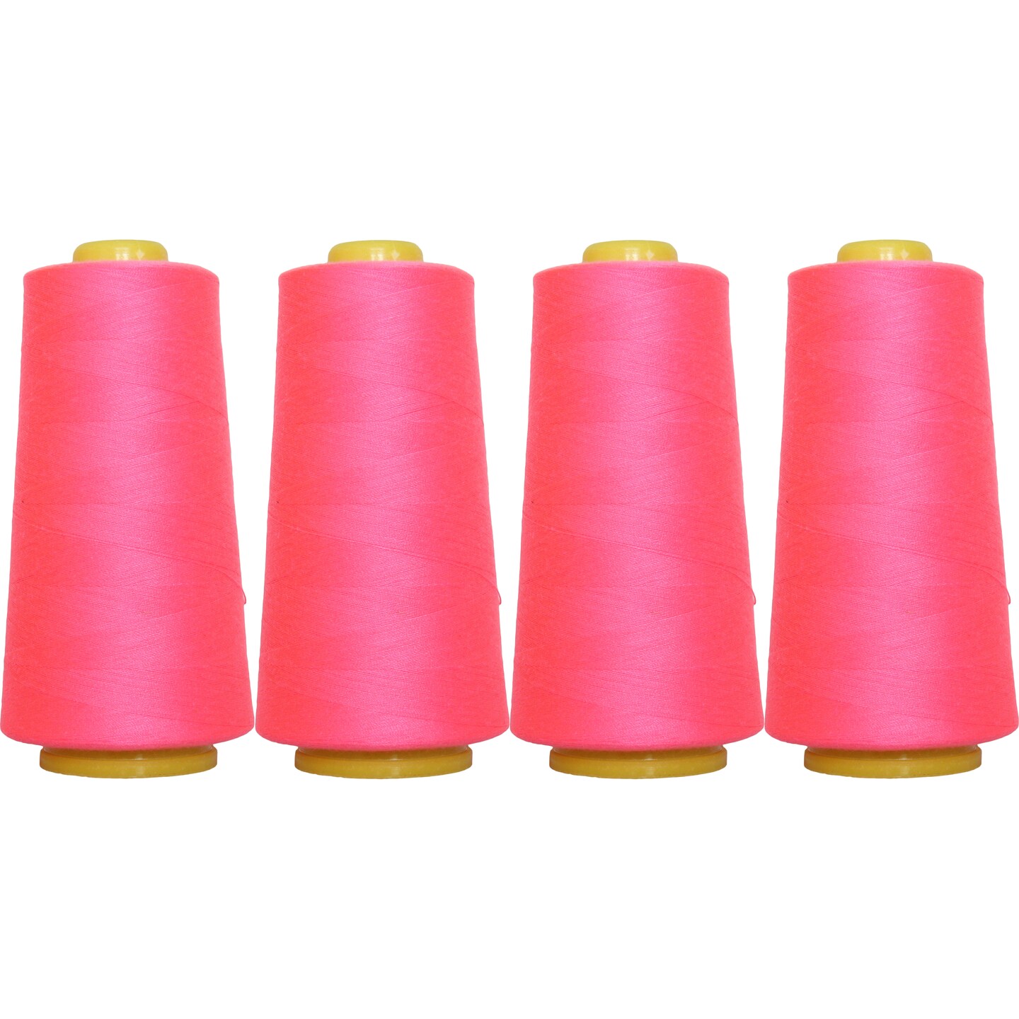 Threadart Polyester Serger Thread - 2750 yds 40/2 - 4 Cone Bundle Pack - 56 Colors Available -