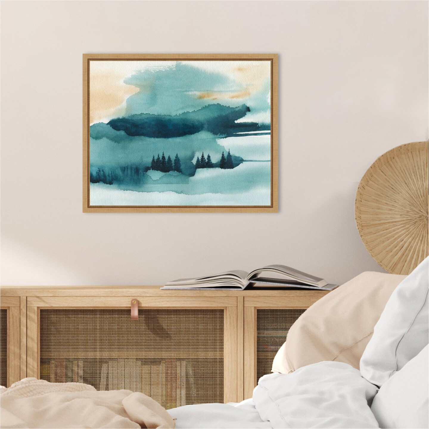 Spruce Spectre II by Grace Popp Framed Canvas Wall Art, Size: 20