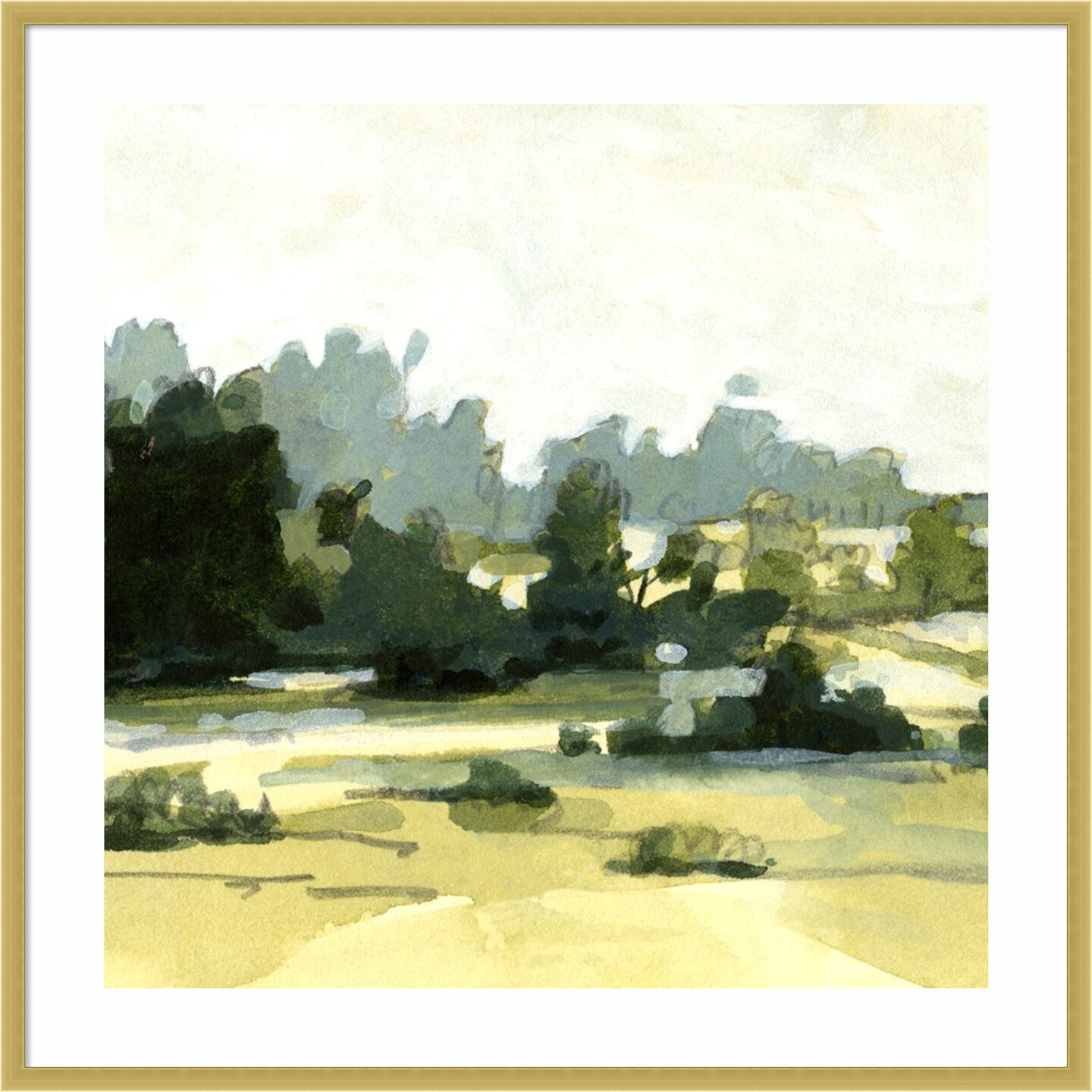 Bright Marshland I by Emma Caroline Wood Framed Wall Art Print