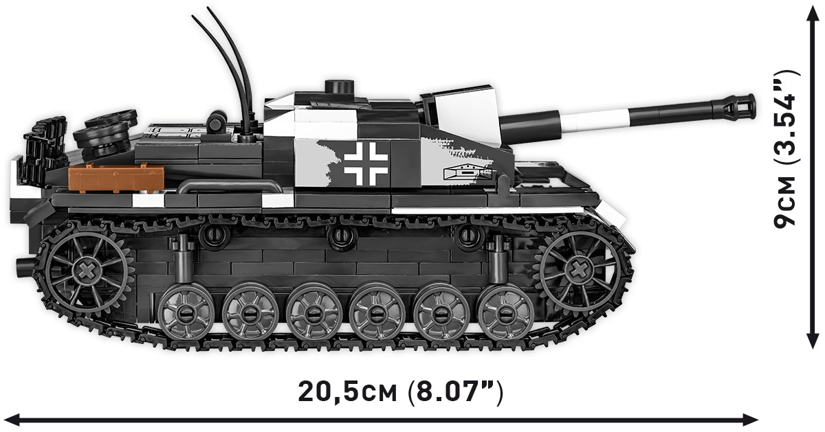 COBI Historical Collection WWII STUG III Ausf. F/8 &#x26; Flammpanzer (2-in-1)