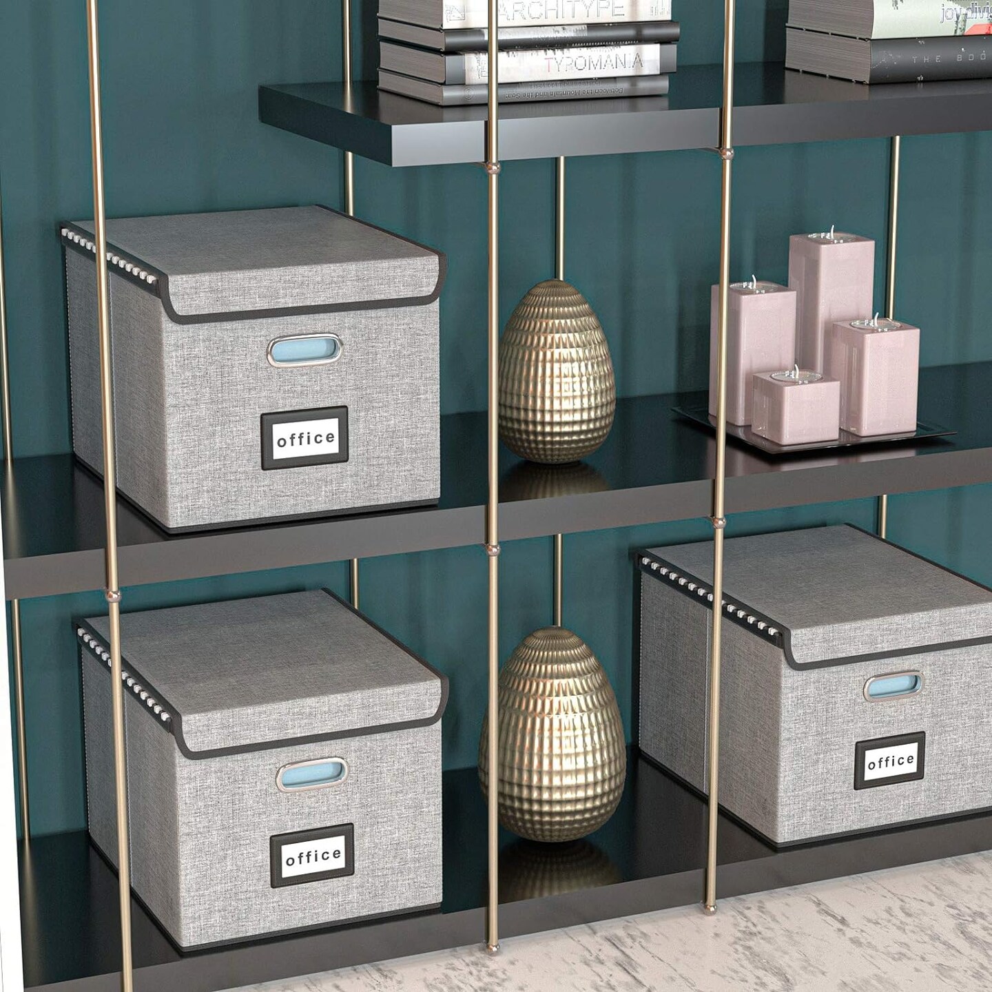 Improved Folder and File Organizer Box for Home and Office