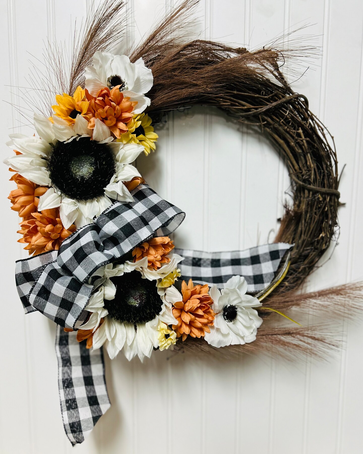 Handmade shops autumn fall wreath