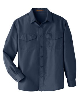 Harriton&#xAE; Men&#x27;s Key West Long-Sleeve Performance Staff Shirt