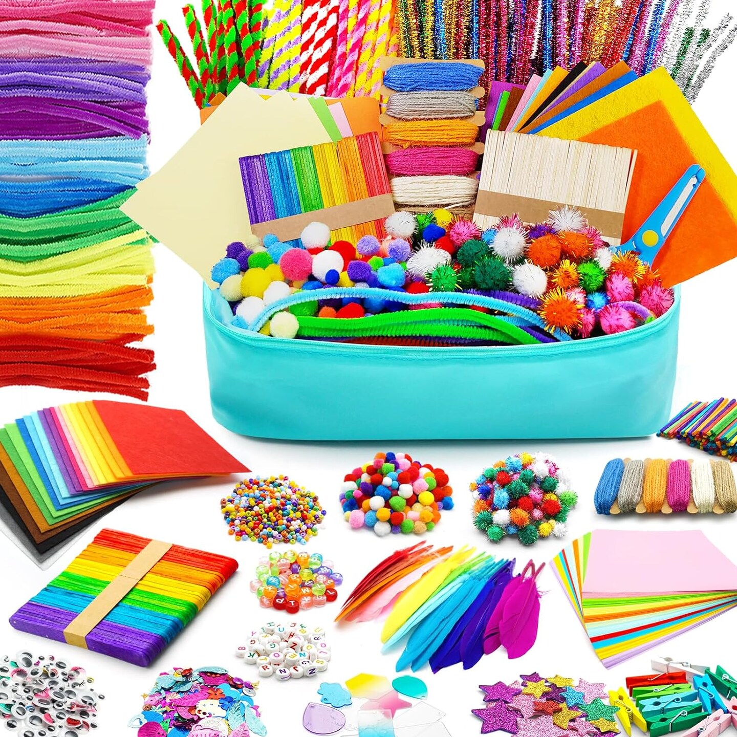 Arts and Crafts Supplies Crafts for Girls Age 3 4 5 6 7 8 9 Years Old Craft Kit with Pipe Cleaners Pompoms and Craft Tools Birthday Gifts for Kids Boys and Girls 3 12 Years Old. Michaels